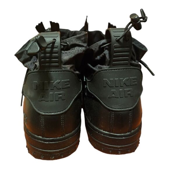 SOLD! *RARE* NIKE AIR FORCE 1 WINTER GORE-TEX CQ7211-003 TRIPLE BLACK - Size 14 - Picture 4 of 10